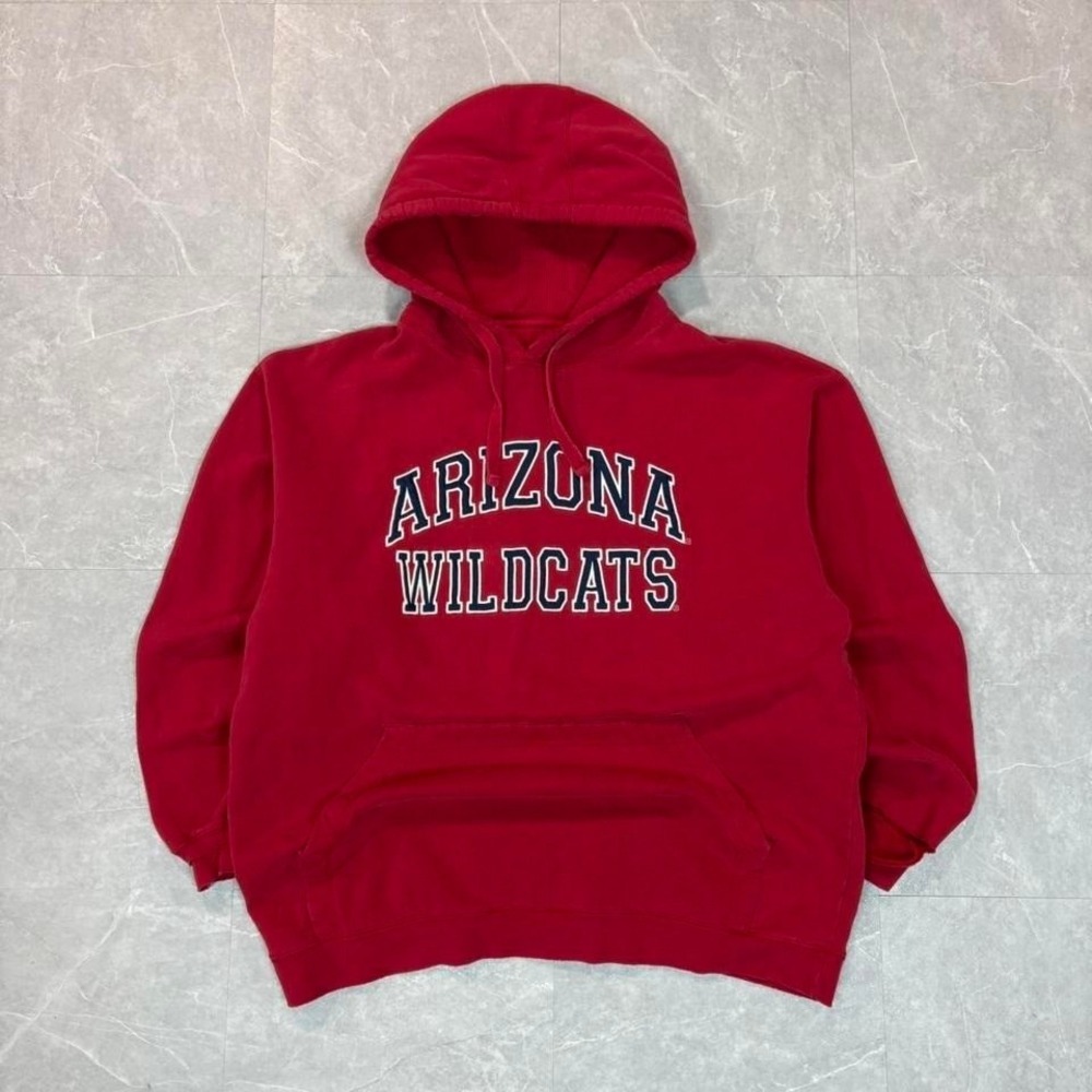 Red Arizona Wildcats hoodie with embroidered logo